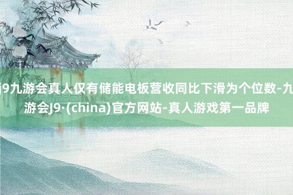 j9九游会真人仅有储能电板营收同比下滑为个位数-九游会J9·(china)官方网站-真人游戏第一品牌